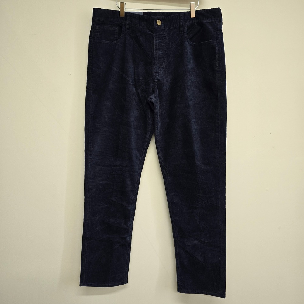 Vineyard‎ Vines Corduroy Pants Mens 36x32 Navy Blue 5-Pocket Preppy Classic